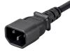 Monoprice 24192 power cable Black 35.8" (0.91 m) C14 coupler C13 coupler4