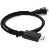 AddOn Networks HDMI2VGAMM3 video cable adapter 35.8" (0.91 m) HDMI Type A (Standard) VGA (D-Sub) Black6