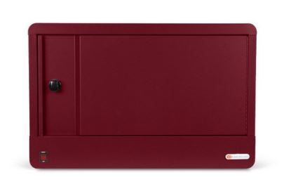 Bretford CUBE Micro Station Portable device management cabinet Maroon1