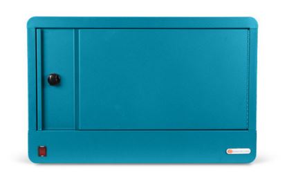 Bretford CUBE Micro Station Portable device management cabinet Blue1