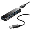 j5create JUH340 interface hub USB 3.2 Gen 1 (3.1 Gen 1) Micro-B 5000 Mbit/s Black1