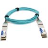 AddOn Networks AOC-D-D-400G-1M-AO InfiniBand cable 39.4" (1 m) QSFP-DD Blue8