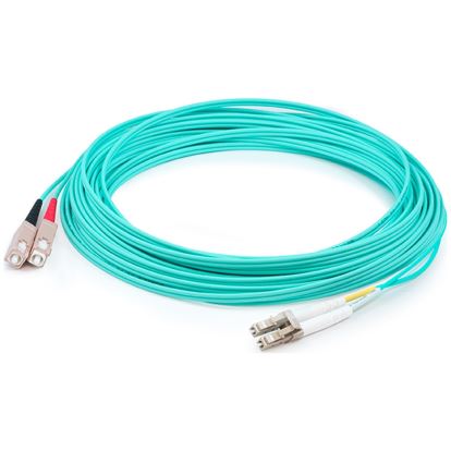 AddOn Networks ADD-SC-LC-1-5M5OM4 fiber optic cable 59.1" (1.5 m) OFNR OM4 Aqua color1