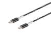 Monoprice 38795 USB cable 17.7" (0.45 m) USB 2.0 USB C Black, White2