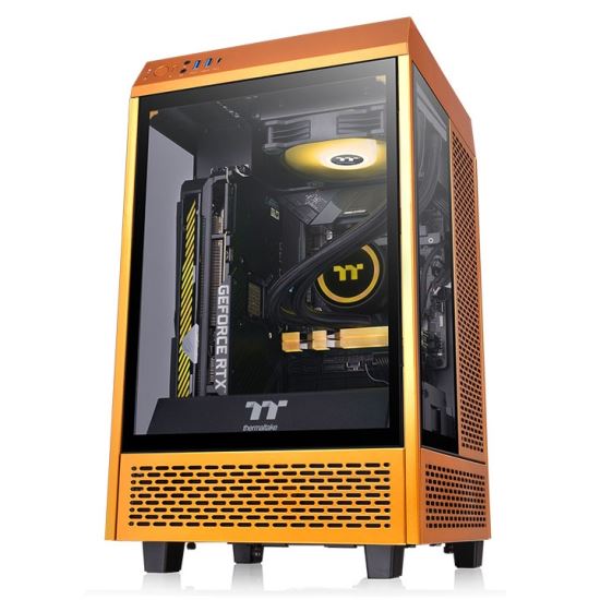 Thermaltake The Tower 100 Metallic Gold Mini Mini Tower1