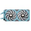 Thermaltake CL-W319-PL12TQ-A computer cooling system Processor All-in-one liquid cooler 4.72" (12 cm) Turquoise 1 pc(s)4