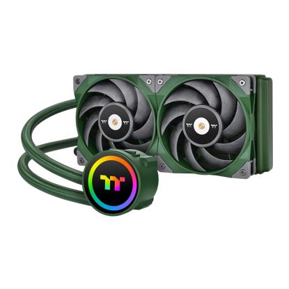 Thermaltake CL-W319-PL12RG-A computer cooling system Processor All-in-one liquid cooler 4.72" (12 cm) Green 1 pc(s)1