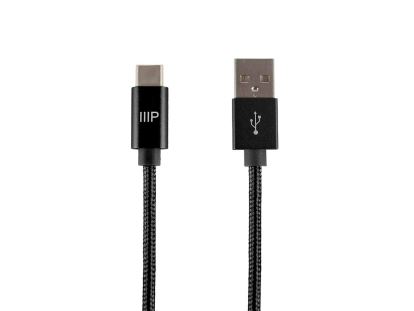 Monoprice 38900 USB cable 35.4" (0.9 m) USB 2.0 USB C USB A Black1
