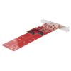 StarTech.com DUAL-M2-PCIE-CARD-B interface cards/adapter Internal M.22