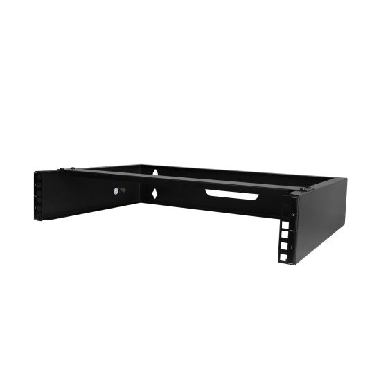 StarTech.com RACK-2U-14-BRACKET rack cabinet Wall mounted rack Black1