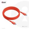 CLUB3D CAC-1573 USB cable 78.7" (2 m) USB4 Gen 2x2 USB C Red2