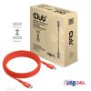 CLUB3D CAC-1573 USB cable 78.7" (2 m) USB4 Gen 2x2 USB C Red5