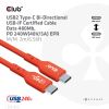 CLUB3D CAC-1573 USB cable 78.7" (2 m) USB4 Gen 2x2 USB C Red6