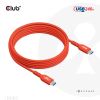 CLUB3D CAC-1573 USB cable 78.7" (2 m) USB4 Gen 2x2 USB C Red9