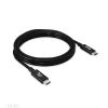 CLUB3D CAC-1575 USB cable 78.7" (2 m) USB4 Gen 2x2 USB C Black3