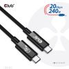 CLUB3D CAC-1575 USB cable 78.7" (2 m) USB4 Gen 2x2 USB C Black8