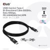 CLUB3D CAC-1576 USB cable 39.4" (1 m) USB4 Gen 2x2 USB C6