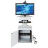 Avteq TMP-800 multimedia cart/stand White Flat panel2