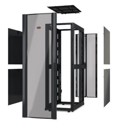 APC AR3350X617 rack cabinet 42U Freestanding rack Black1