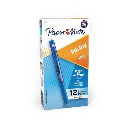 Papermate InkJoy RT Retractable gel pen Fine Blue 12 pc(s)1