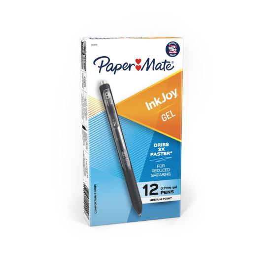 Papermate 1951719 gel pen Retractable gel pen Medium Black 12 pc(s)1