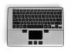 Mousetrapper Alpha keyboard USB + Bluetooth QWERTY US English Silver, Black1