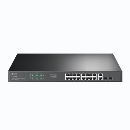 TP-Link TL-SG1218MP network switch Unmanaged Gigabit Ethernet (10/100/1000) Power over Ethernet (PoE) Black1