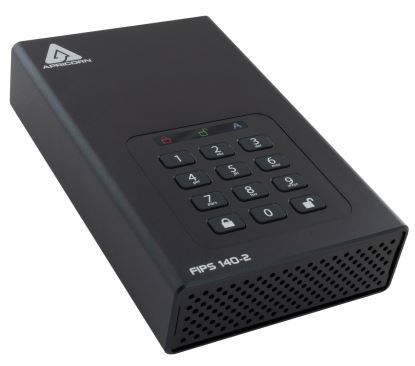 Apricorn ADT-3PL256F-18TB external hard drive 18000 GB Black1