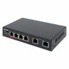 Intellinet 561686 network switch Fast Ethernet (10/100) Power over Ethernet (PoE) Black1