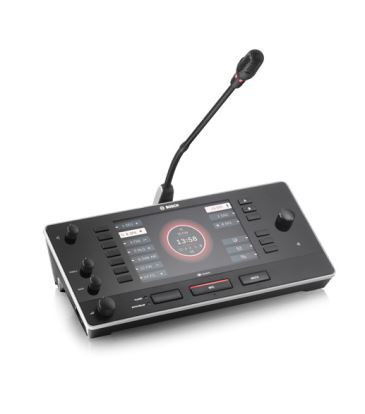 Bosch DCNM-IDESKVID interpreter desk Black, Silver Built-in display TFT1