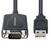 StarTech.com 1P3FPC-USB-SERIAL cable gender changer DB-9 USB Type-A (4 pin) USB 2.0 Black3