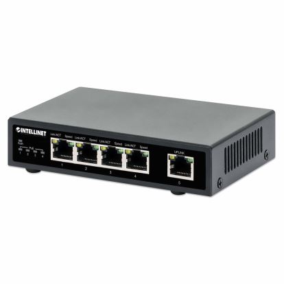 Intellinet 561839 network switch Power over Ethernet (PoE) Black1