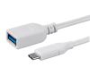 Monoprice 27935 USB cable 5.91" (0.15 m) USB 3.2 Gen 1 (3.1 Gen 1) USB A USB C White5