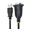 StarTech.com 1P3FP-USB-SERIAL cable gender changer DB-9 USB Type-A Black2