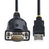 StarTech.com 1P3FP-USB-SERIAL cable gender changer DB-9 USB Type-A Black3