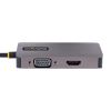 StarTech.com 118-USBC-HDMI-VGADVI USB graphics adapter 3840 x 2160 pixels Gray3