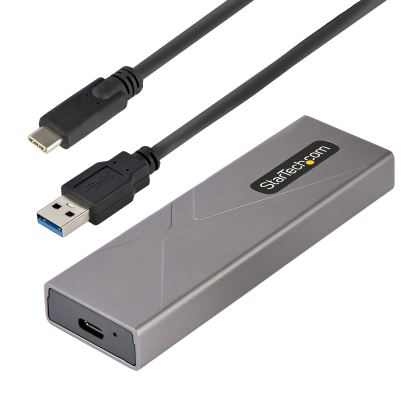 StarTech.com M2-USB-C-NVME-SATA storage drive enclosure SSD enclosure Gray M.21