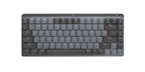 Logitech MX Mini Mechanical keyboard RF Wireless + Bluetooth QWERTY US English Graphite, Gray1