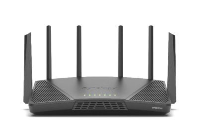 Synology RT6600ax Router WiFi6 1xWAN 3xGbE 1x2.5Gb wireless router Tri-band (2.4 GHz / 5 GHz / 5 GHz) 4G Black1