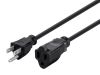 Monoprice 24199 power cable Black 119.7" (3.04 m) NEMA 5-15P NEMA 5-15R1