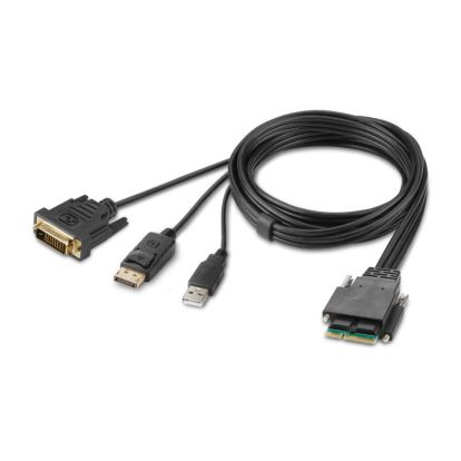 Belkin F1DN2MOD-HC-DP6 KVM cable Black 70.9" (1.8 m)1