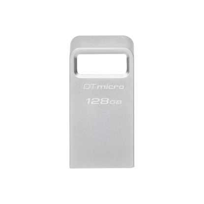 Kingston Technology DataTraveler Micro USB flash drive 128 GB USB Type-A 3.2 Gen 1 (3.1 Gen 1) Silver1