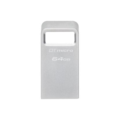 Kingston Technology DataTraveler Micro USB flash drive 64 GB USB Type-A 3.2 Gen 1 (3.1 Gen 1) Silver1